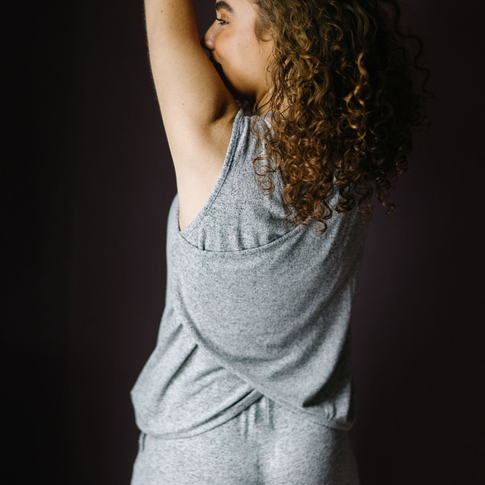Ash Lounge Boyfriend Split Flow Tank